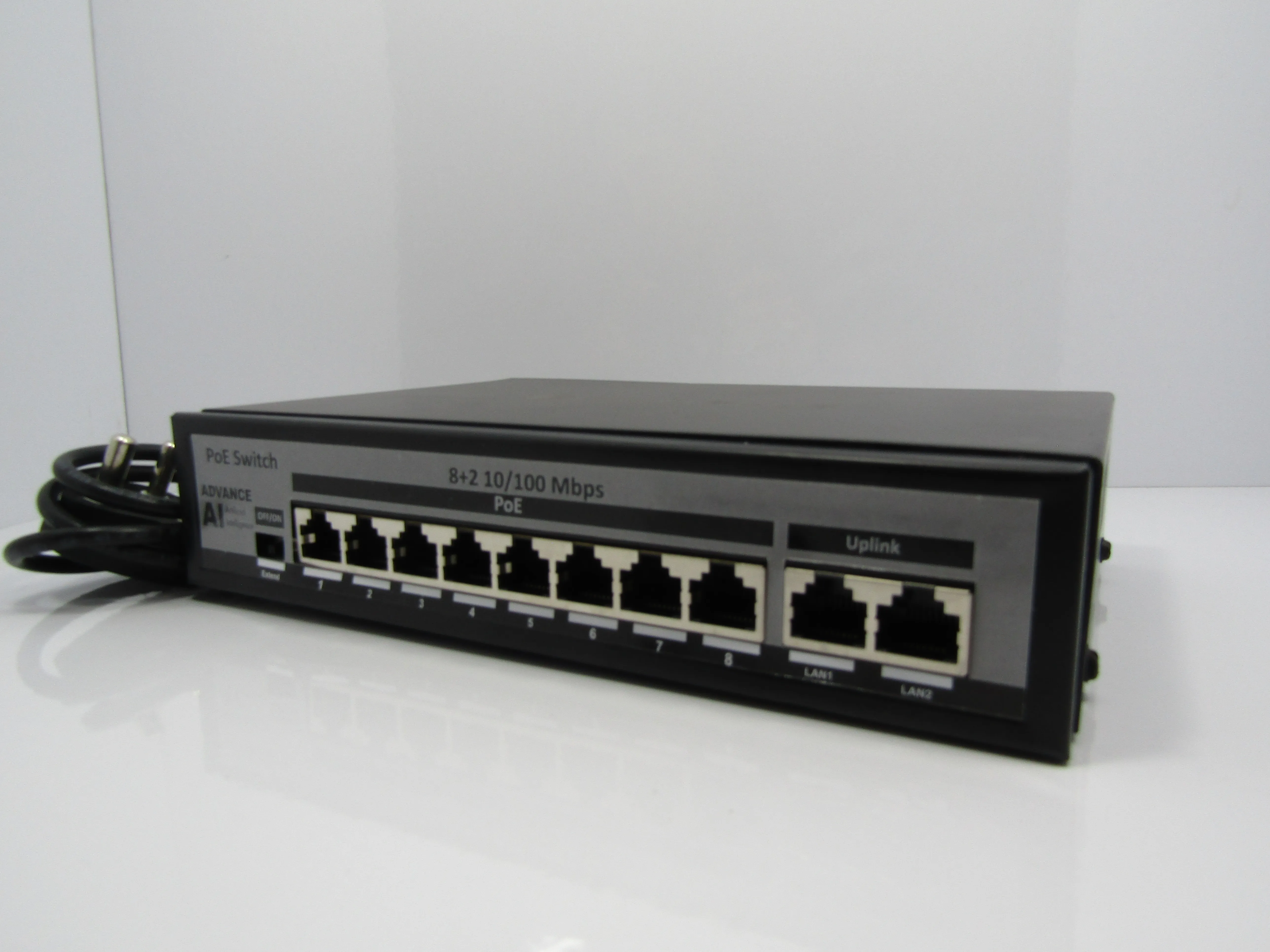 8 ch. poe switch